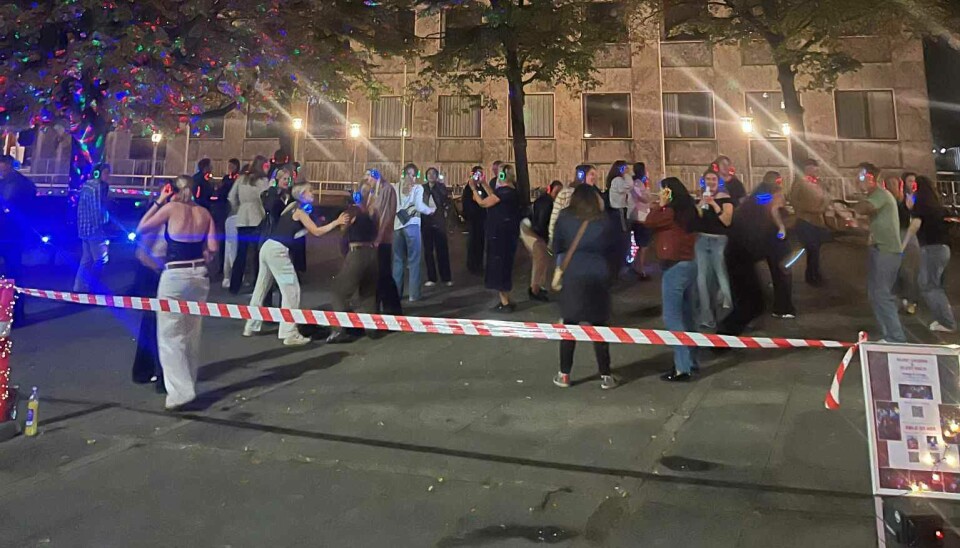 Rådhuspladsen i Aarhus blev for en stund omdannet til dansegulv