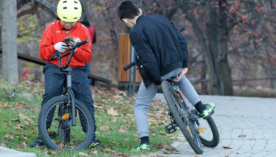 Cykeltur og scroll