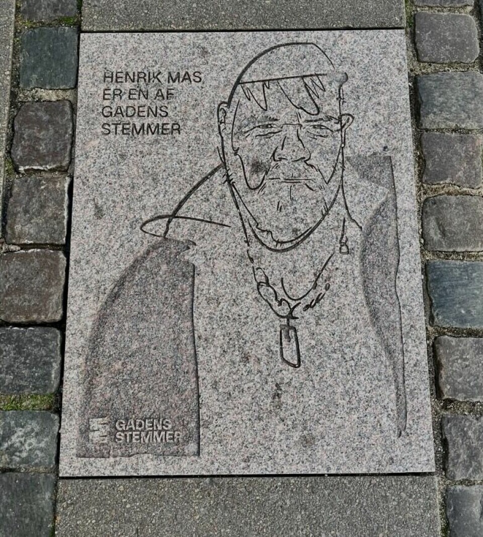 Henrik Mas's plak from the walk of fame