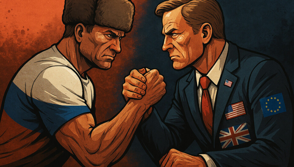 Rusland og Vesten i en intens armbrydning