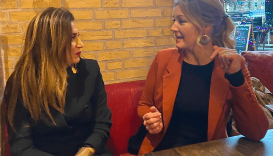 Kefa Abu Ras og Signe Bache arbejder til dagligt med udsatte kvinder. Foto: Amanda Selch