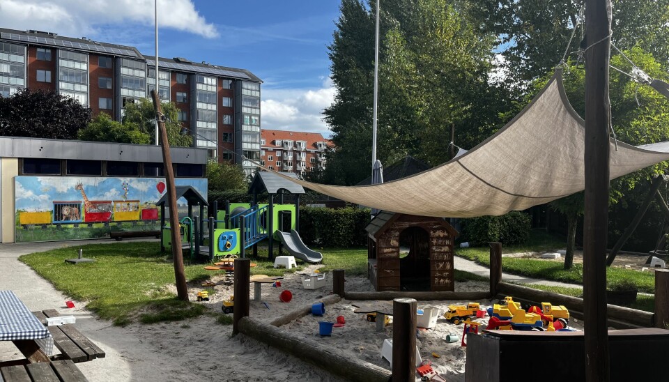 I vuggestuen Århusbo er der luft og plads til leg.