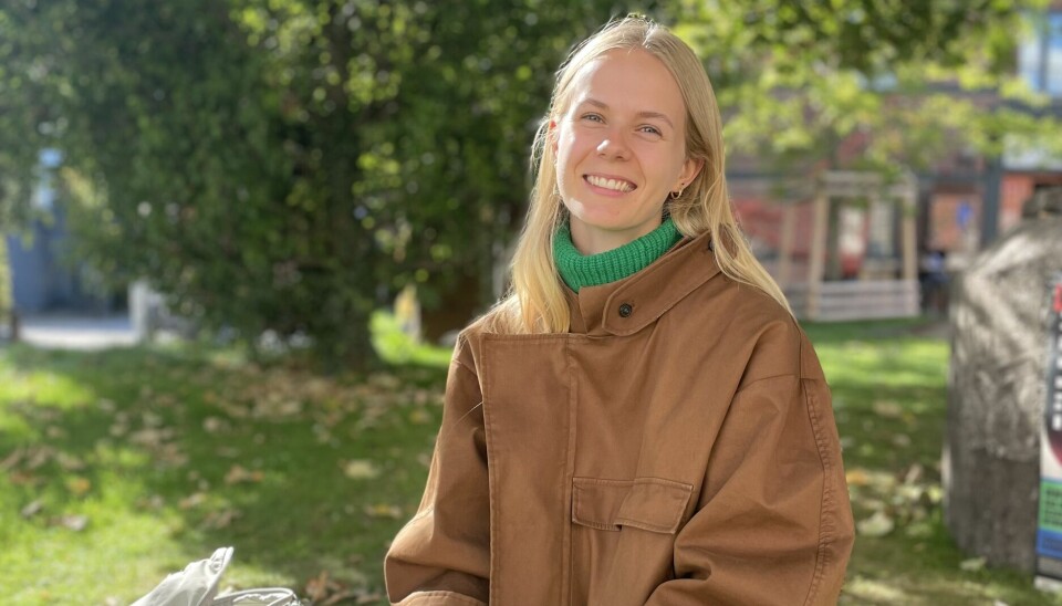 22-årige Cecilie Rise Langballe er tandplejerstuderende i Aarhus.