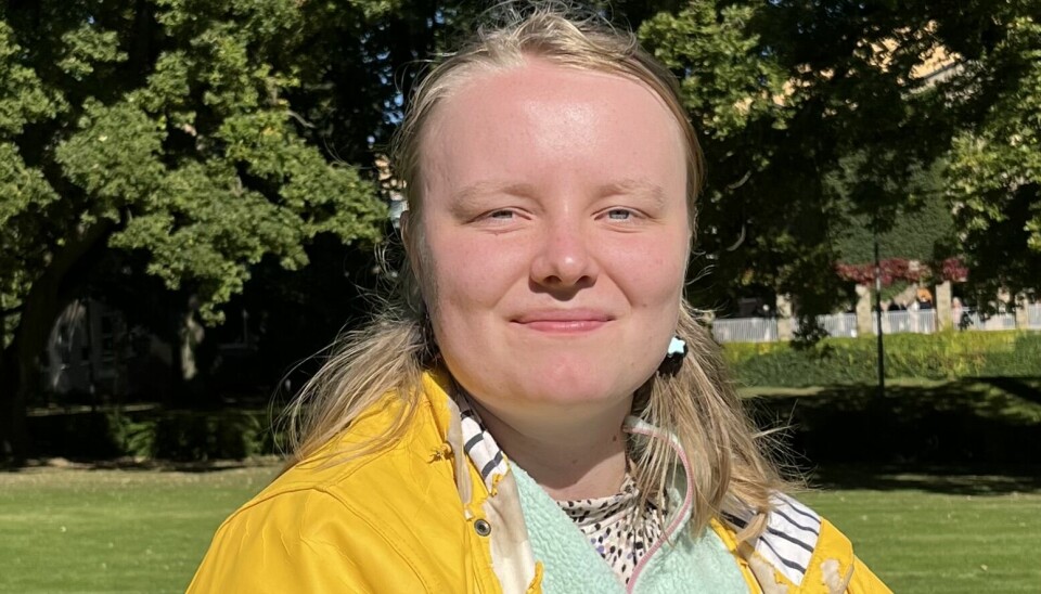 Anna i Universitetsparken.