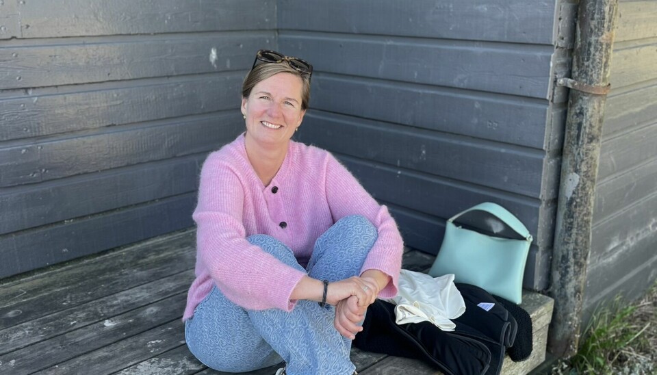 Linda Olsen på nordsiden af Den Permanente Badeanstalt