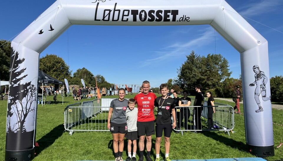 Trina (45), Ludvig (11), Thomas (46), Villads (15). Sammen sætter de punktum for en hård, udfordrende, men god OCR-sæson.