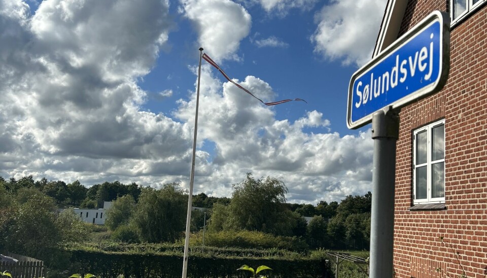 Vejskiltet der markerer ruten mod Bostedet Sølund.