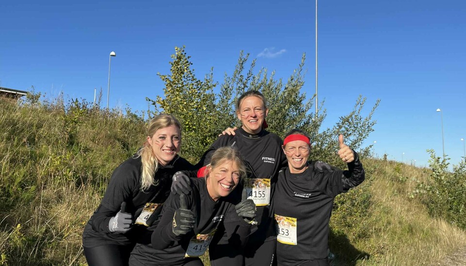 Fra venstre Gitte, Line, Britt og Marianne
