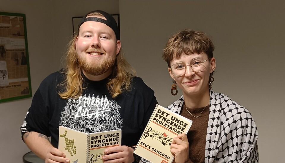 Thomas Vester Høj er fast inventar til torsdagsmøderne, Sonja Agerbæk-Petersen er gæst fra København