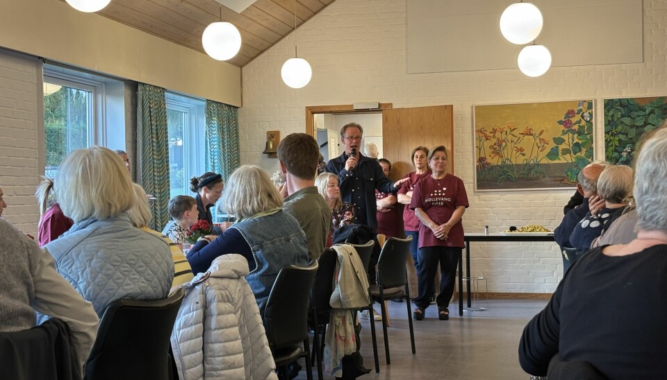 Lars Viftrup siger tak for mad.
