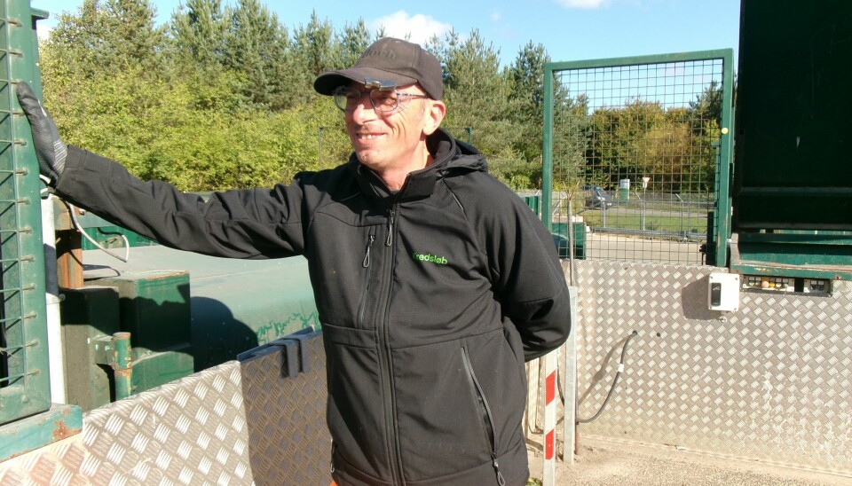 Jens var vicevært i mange år inden han blev genbrugsvejleder på stationen i Brabrand.