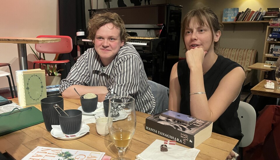 Alex og Marie Louise til aftenens Social Reading Club
