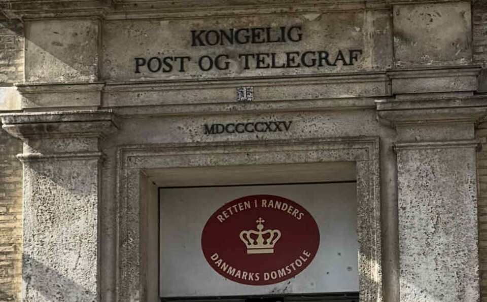 Retsbygningen i Randers, som var her sagen skulle afgøres