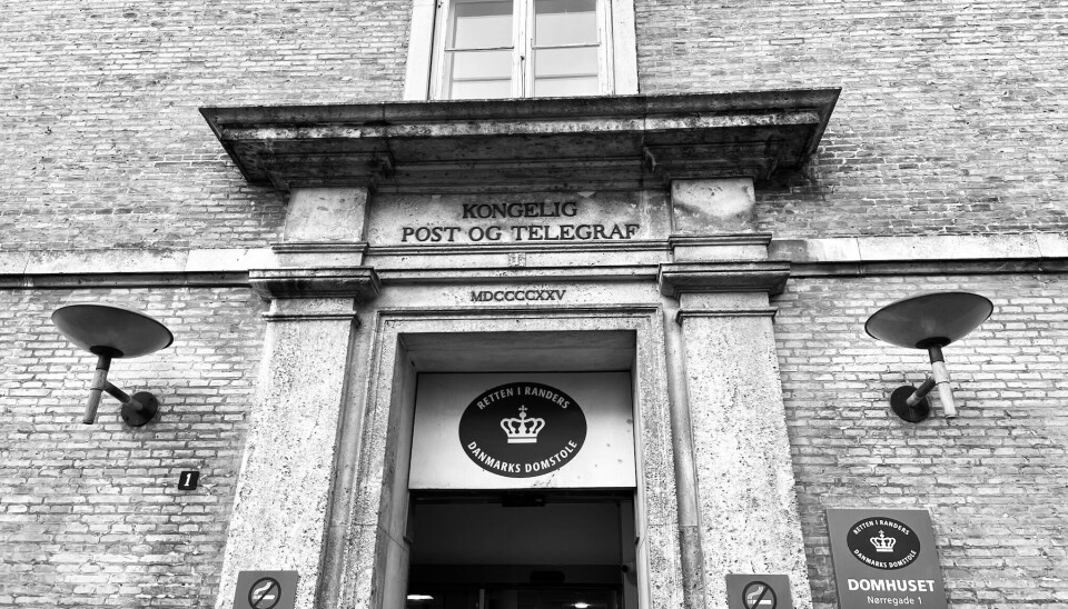 Indgangen til retten i Randers