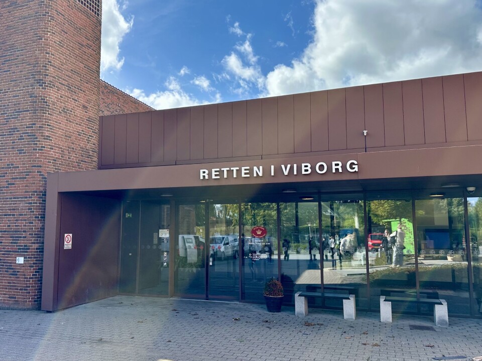 Retten i Viborg, hvor en mand blev idømt 60 dages ubetinget fængsel for digital stalking og psykisk vold mod sin tidligere partner.