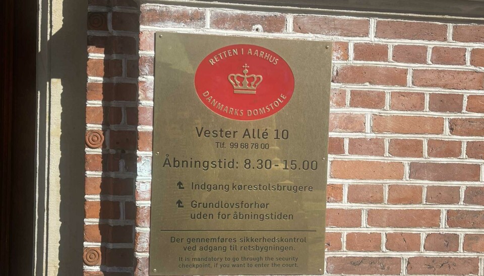 Retsmødet finder sted i retten i Aarhus torsdag den 25. September