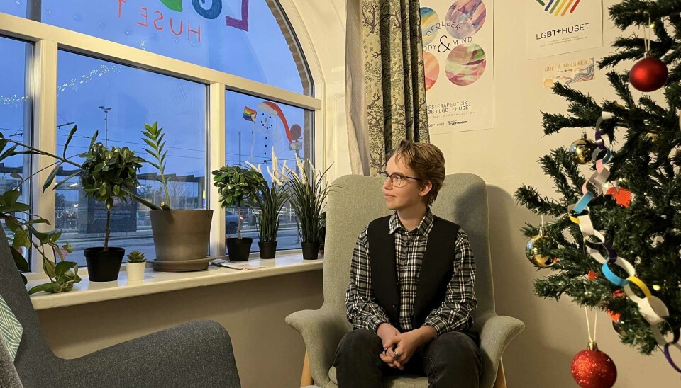 Skolerne står med et alvorligt problem: LGBT+-elever passer ikke ind Arthur Greve Bendixen er aktiv i LGBT+-huset, hvor han sidder i bestyrelsen.