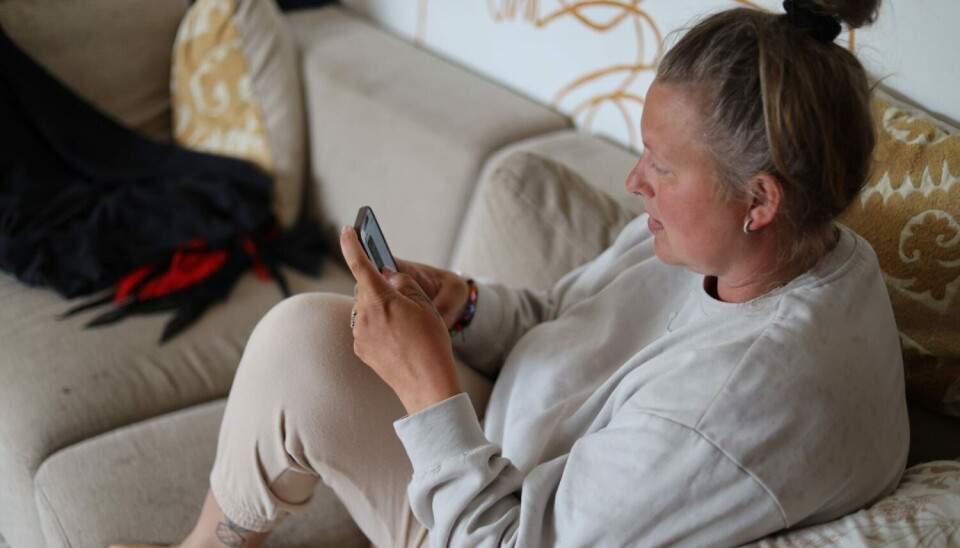 Under fødselsdepressionen savnede Christina skildringen af de hårde sider af mor-livet på sociale medier.
Foto: William Øster Enstrøm