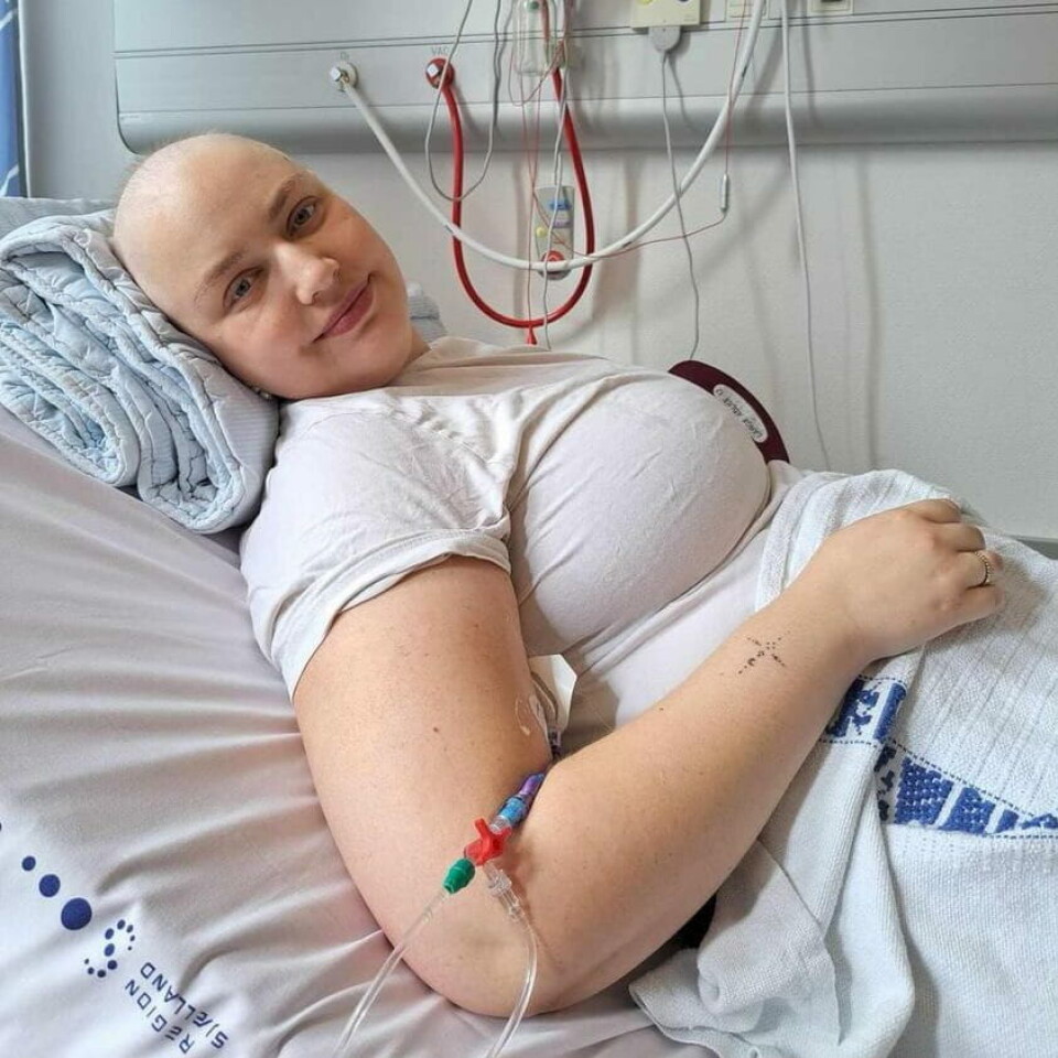Da Line startede i behandling var hun bange for at komme til at ligne en kræftpatient, men i takt med behandlingen begyndte hun at hvile mere i det Foto: Line Holm-Bode