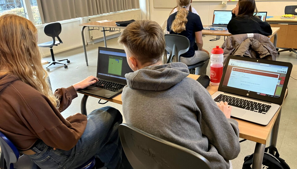 Skovbyskolen er en mobilfri skole ligesom 80 pct. af alle folkeskoler i Danmark
