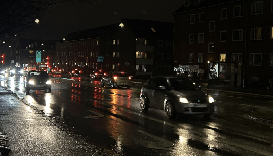 Der er oftest mest trafik mellem kl. 05 og kl. 20.